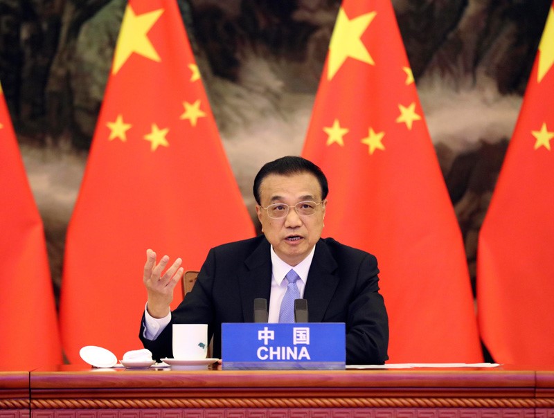 ​李克强出席第四次区域全面经济伙伴关系协定领导人会议各方正式签署“区域全面经济伙伴关系协定”